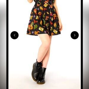 ModCloth Dangerfield tattoo inspired skirt NWT